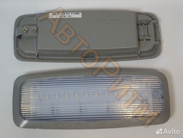 Плафон освещения светодиодный врезной 12диодов Газ