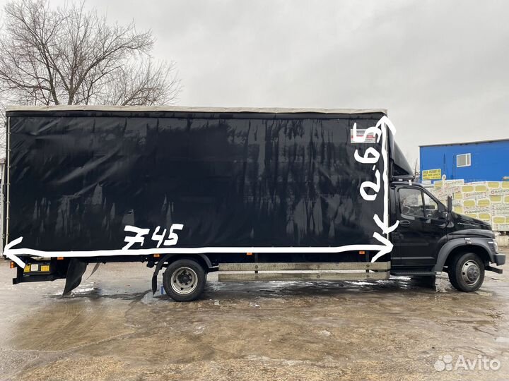 Грузоперевозка 7 метров гидроборт боковая верхняя