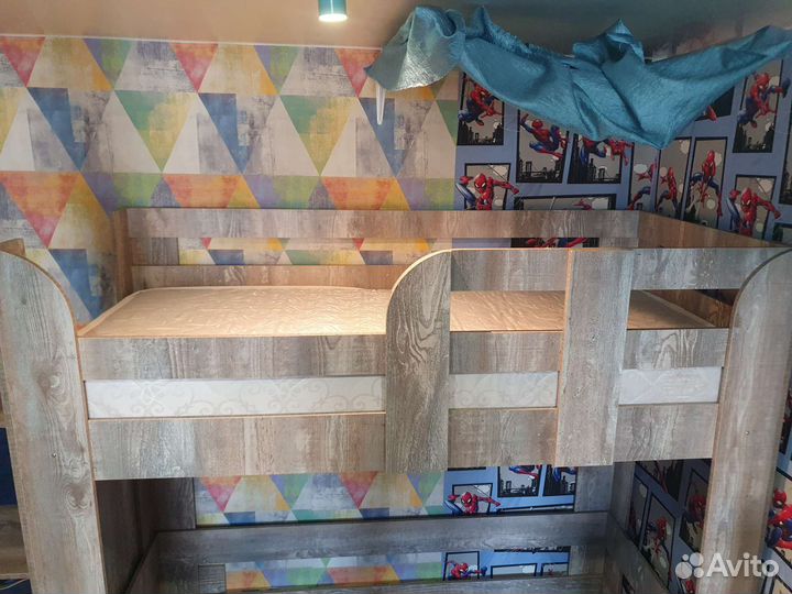 Детская кровать от 3 лет с матрасом бу