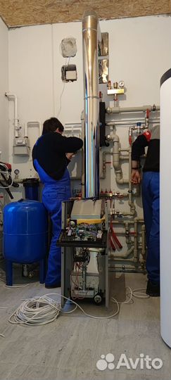 Монтаж дымоотведения, вентиляции