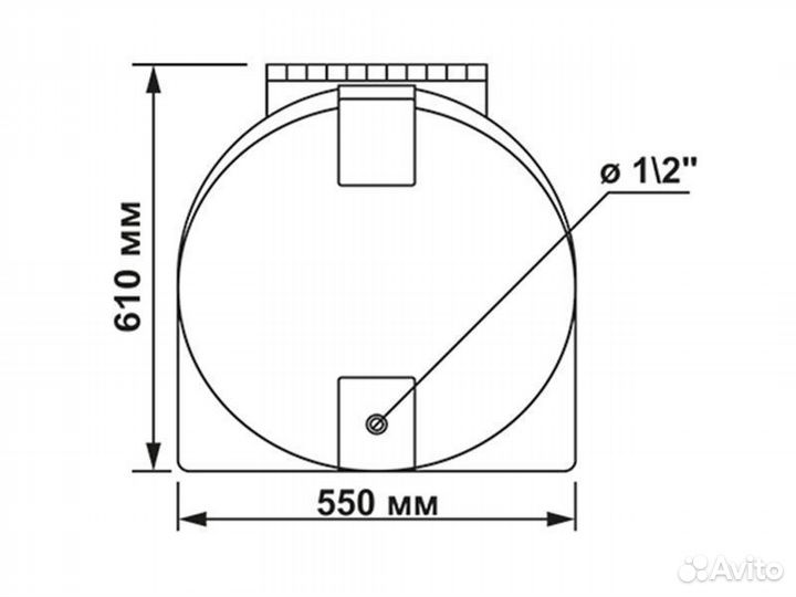 Еврокуб пищевой / Бак для воды / Доставка по РФ