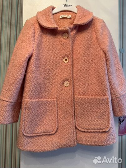 Пальто на девочку 98-104