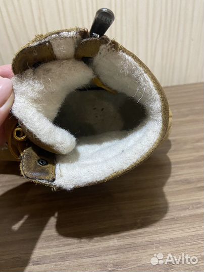 Ботинки замшевые