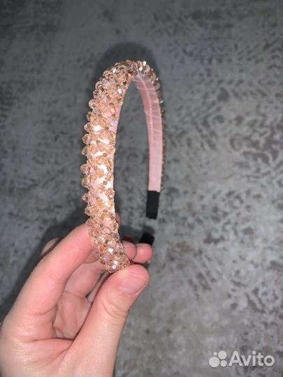 Ободок для волос ручной работы