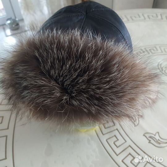 Женская зимняя натуральная шапка -ушанка