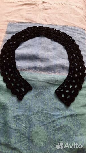 Кружевной воротник ручная работа хлопок