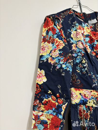 Платье с цветочным принтом