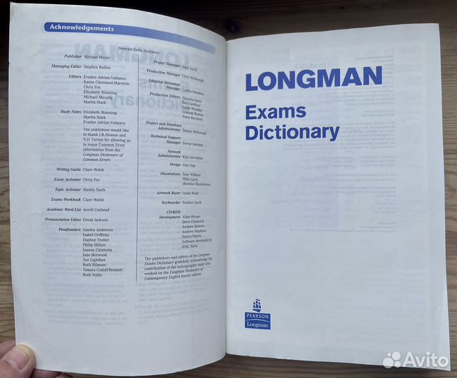 Словарь longman exams dictionary