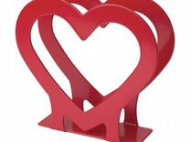 Салфетница IKEA сердце металлическая