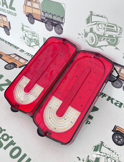 Комплект Фонарей всборе (задний) УАЗ (Мерседес) ди