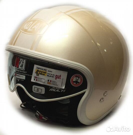 Шлем Can-Am Nolan N21 caribe слоновая кость S