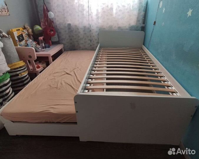 Кровать кушетка слэкт IKEA детская