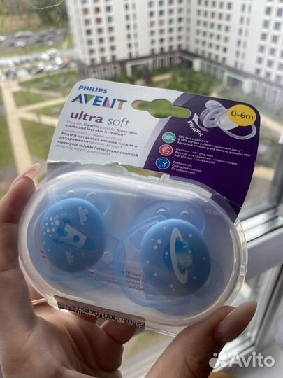 Соска пустышка avent 0 6 (в доставке)
