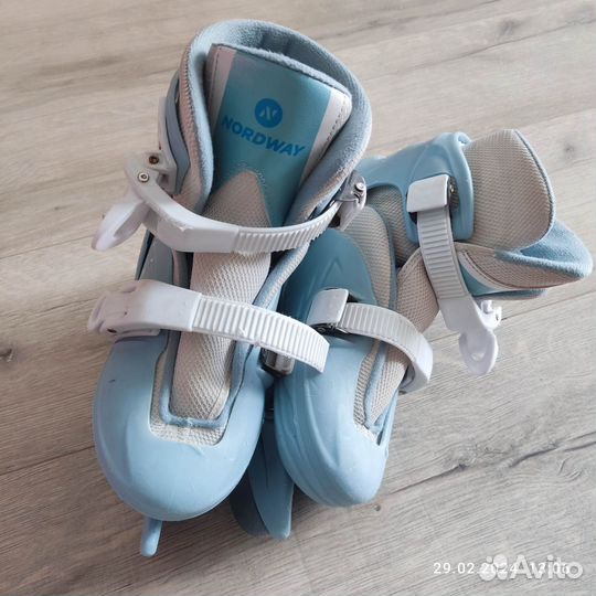 Коньки детские раздвижные 30 33