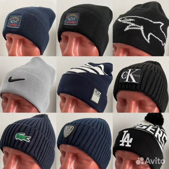 Шапка EA7, Nike, Bikkembergs, Paul Shark