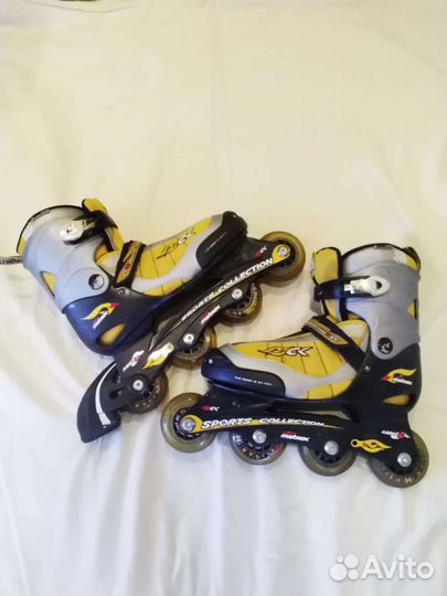 Роликовые коньки раздвижные р 35-38