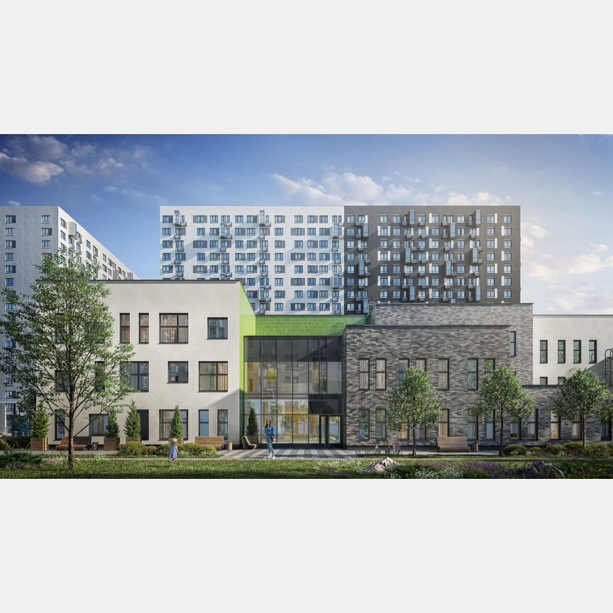 2-к. квартира, 57,4 м², 11/17 эт.