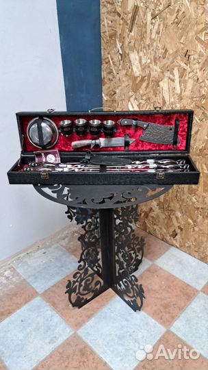 Шашлычный набор, подарочный набор