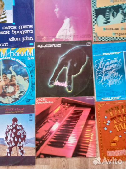 Пластинки разные