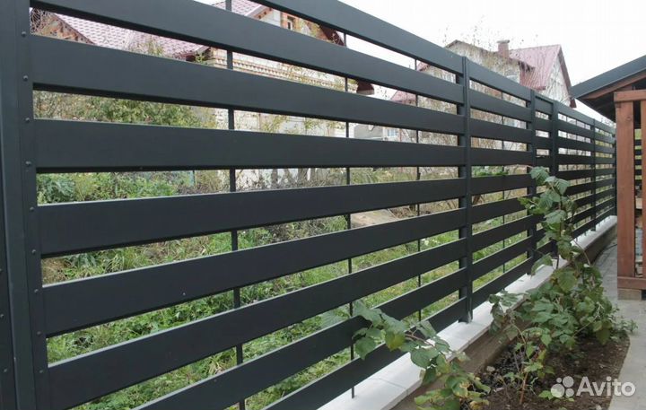 Горизонтальный забор ранчо