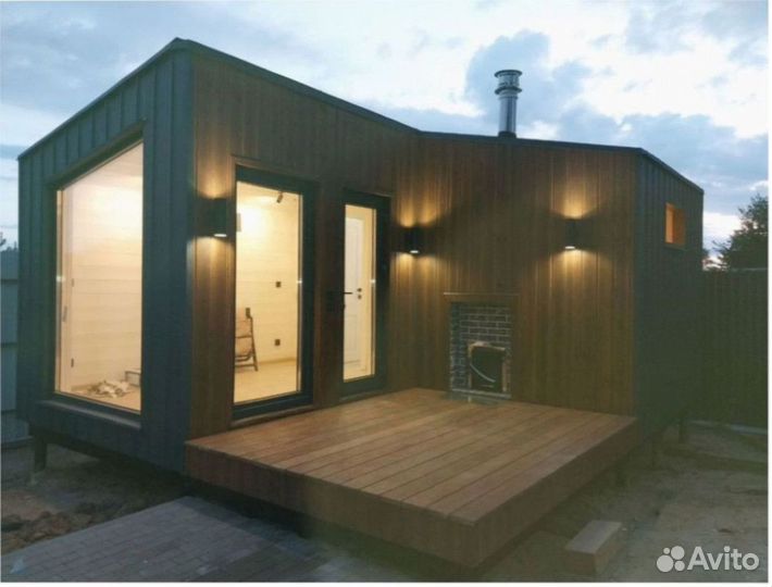 Каркасный теплый дом с доставкой 75 м кв, арт. гт-6728