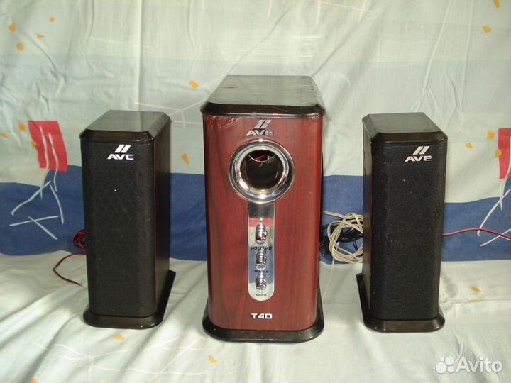 Колонки для компьютера с сабвуфером AVE T40