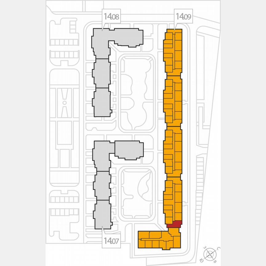 2-к. квартира, 59,2 м², 3/8 эт.