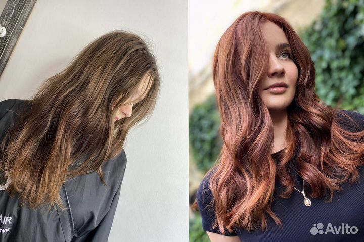 Окрашивание волос + стрижка в подарок