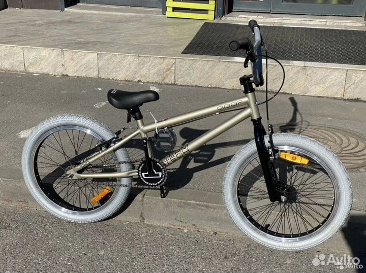 Новый трюковой велосипед Желтый