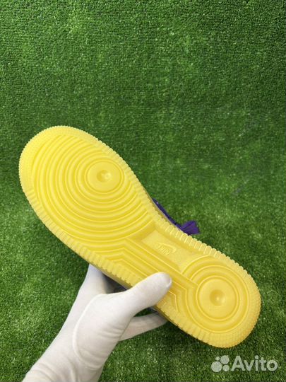 Nike Air Force 1 skeleton purple