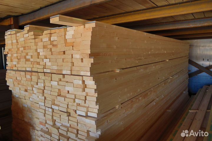 Брусок сухой строганный 50х50х3000 мм цена за штуку Артикул B1346