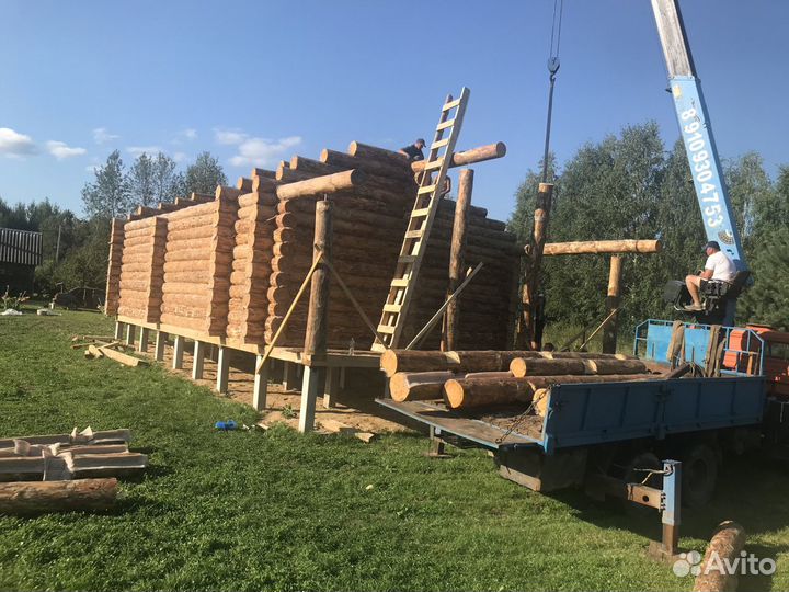 Сборка сруба, срубы домов и бань