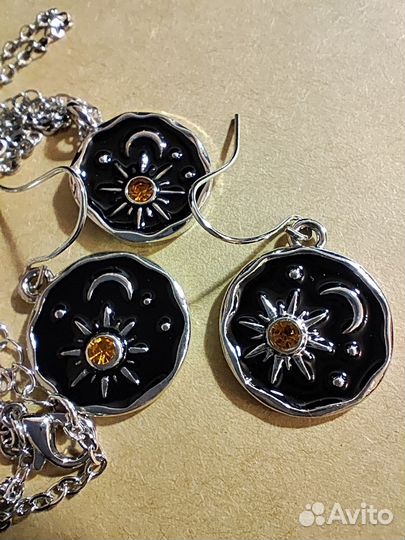 Комплект бижутерии Солнце и Луна