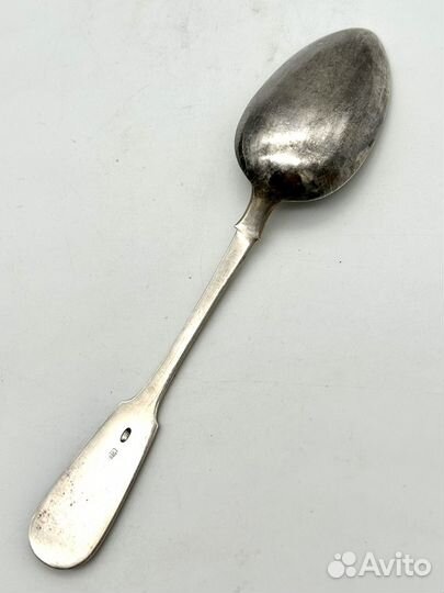 Десертная ложка серебро 84 проба вес 44,4 грамма