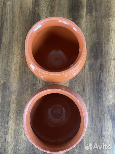 Горшок керамический, глиняный