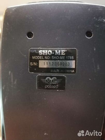 Радар детектор sho-me 1785