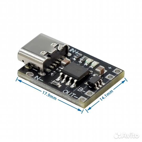 Модуль заряда аккумулятора 3.7v. TP4056bms TypeC