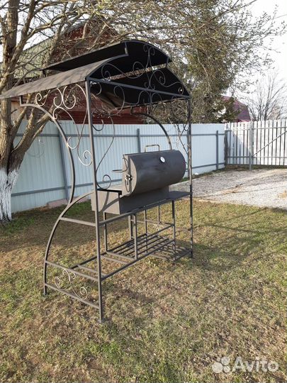 Мангал с крышей