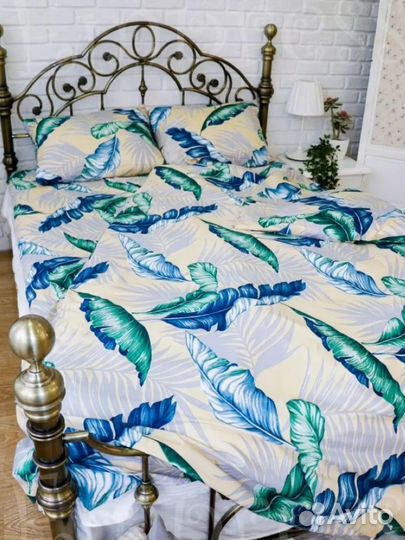 Семейный комплект постельного белья Поплин