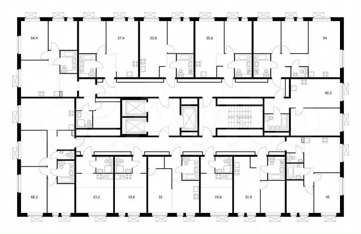 Квартира-студия, 19,6 м², 10/25 эт.