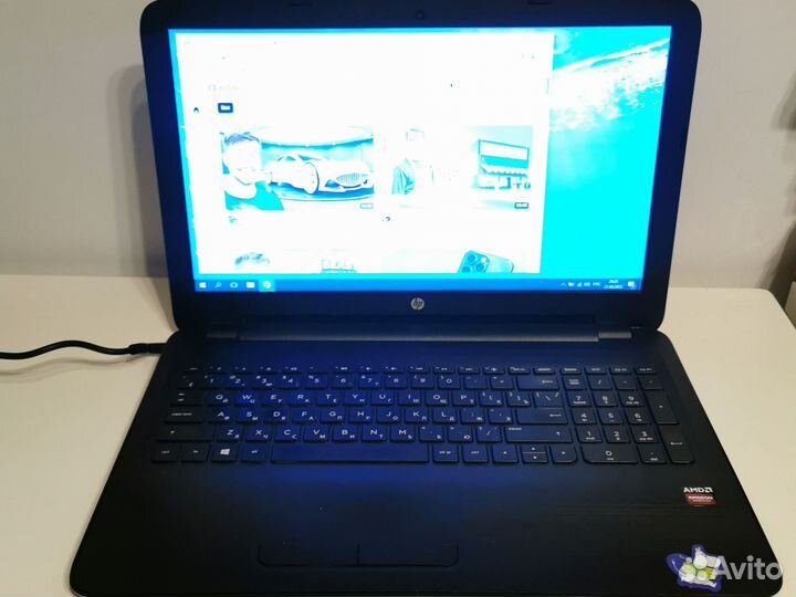 HP AMD A6, 8gb, ssd128, 2 видеок, новый аккум
