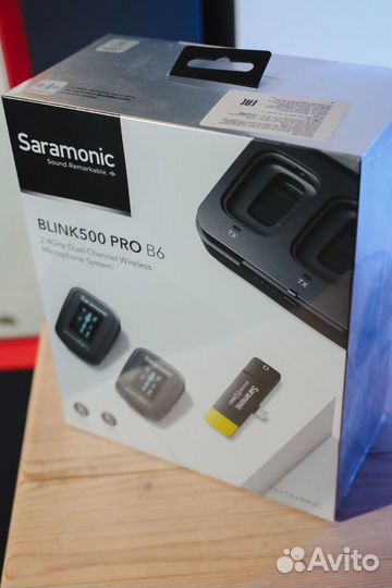 Saramonic Blink500 Pro B6 TX+TX+rxuc радиосистема