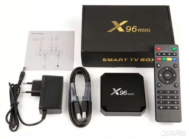 Smart tv приставка android X96 mini
