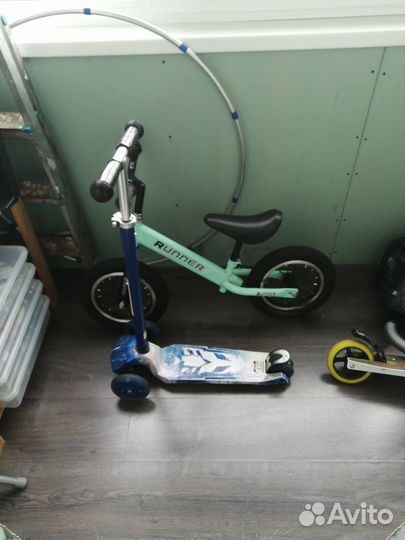 Самокат и беговел