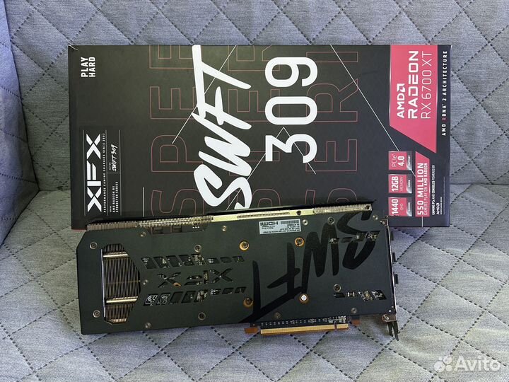 Видеокарта XFX swift 309 Radeon RX 6700 XT