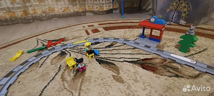 Lego duplo поезд на паровой тяге
