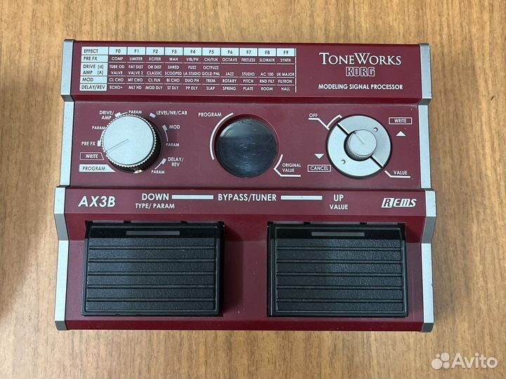 Korg AX3B бас-гитарный процессор эффектов