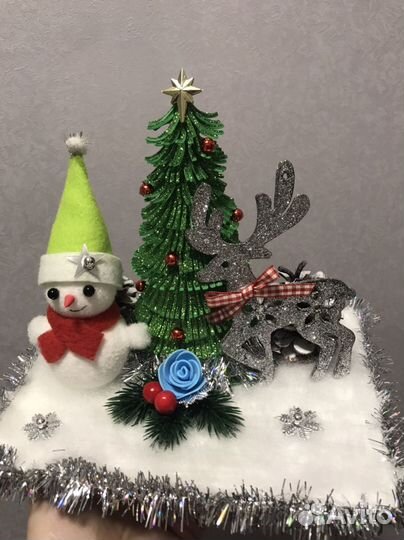 Зимняя поделка в садик