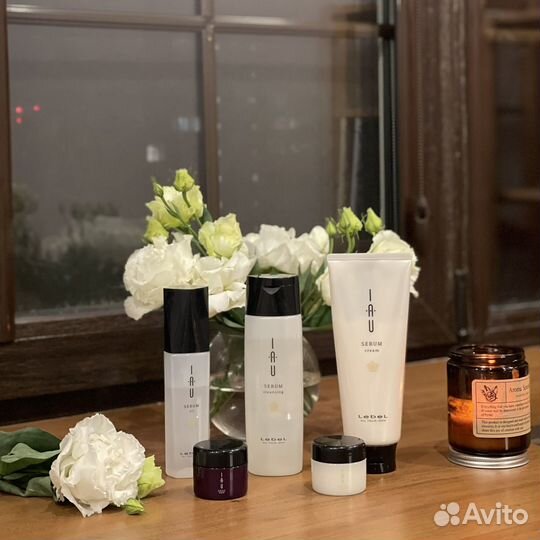 Набор: Шампунь, крем, сыворотка, маска Lebel