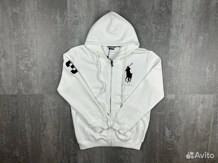 Зип Худи Polo Ralph Lauren Чиф киф белое